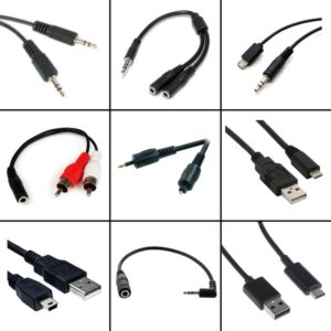 Cables used with Phonak Roger Systems